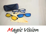 NOUVELLES LUNETTES MAGNÉTIQUES 3 EN 1